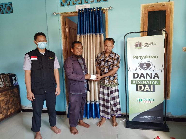 Departemen Sosial dan kesehatan DPW Hidayatullah Jatim  Salurkan Santunan Da’i Tangguh