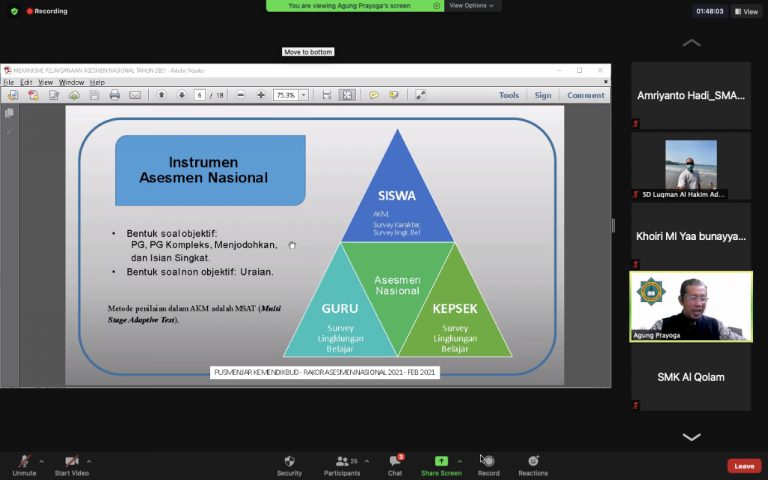 Tingkatkan Kualitas Manajerial, Depdik DPW Jawa Timur adakan Webinar Series : Manajemen Pembiayaan dan AKM