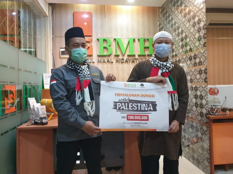 Jamaah Hidayatullah Se-Jatim Salurkan Bantuan untuk Palestina Lewat Laznas BMH