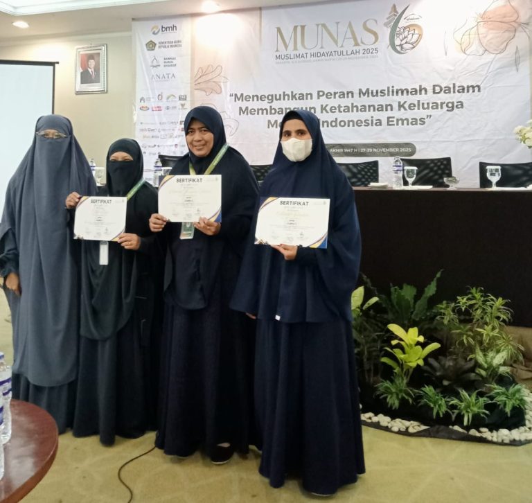 PW Mushida Jawa Timur Raih Apresiasi Membanggakan pada Munas VI Muslimat Hidayatullah