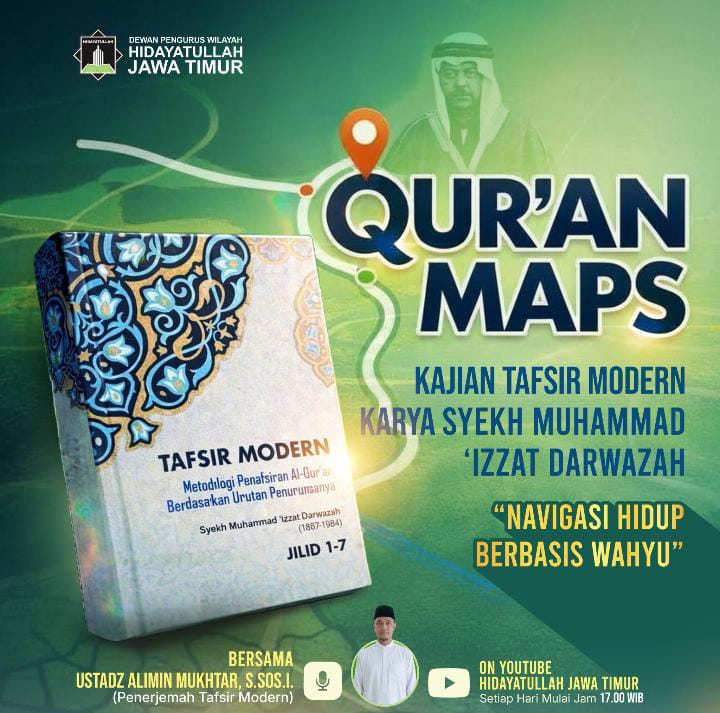Navigasi Hidup Berbasis Wahyu, DMW Hidayatullah Jatim Bedah Kitab Tafsir Modern Karya Izzat Darwazah