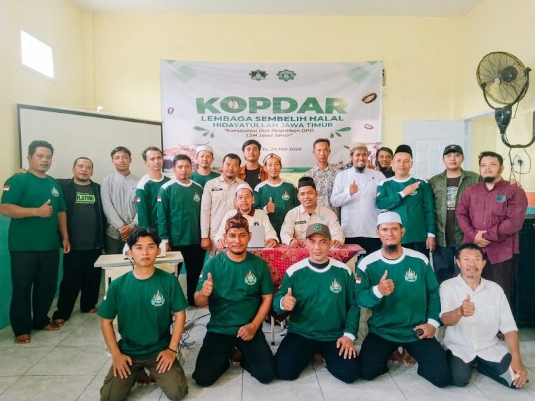 Fasilitasi Kopdar Dan Konsolidasi LSH se-Jatim, DPD Hidayatullah Kab. Mojokerto Tegaskan Juru Sembelih Adalah Pejuang Syariah