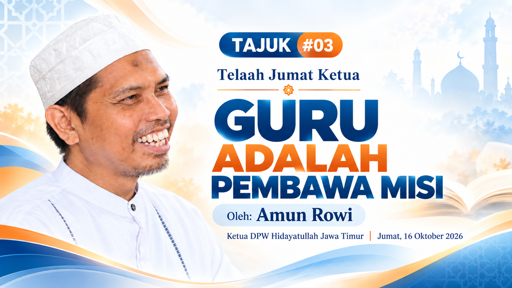 Islamic Lecture Poster_ Guru Adalah Pembawa Misi